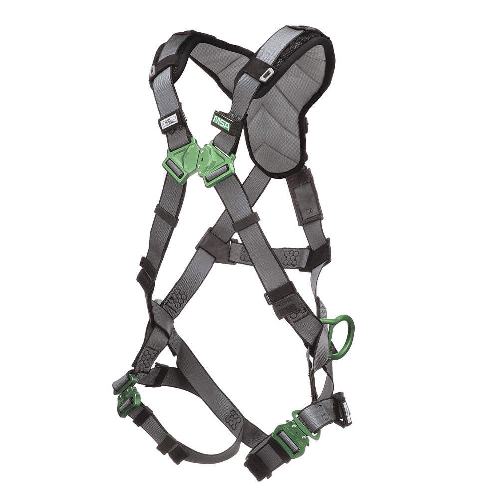 MSA 10194874 V-FIT Harness Back & Hip D-Rings Quick Connect Leg Straps XL - 2