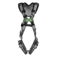 MSA 10194889 V-FIT Harness,ST,Back D-Ring,TB Leg Straps, Shoulder Padding