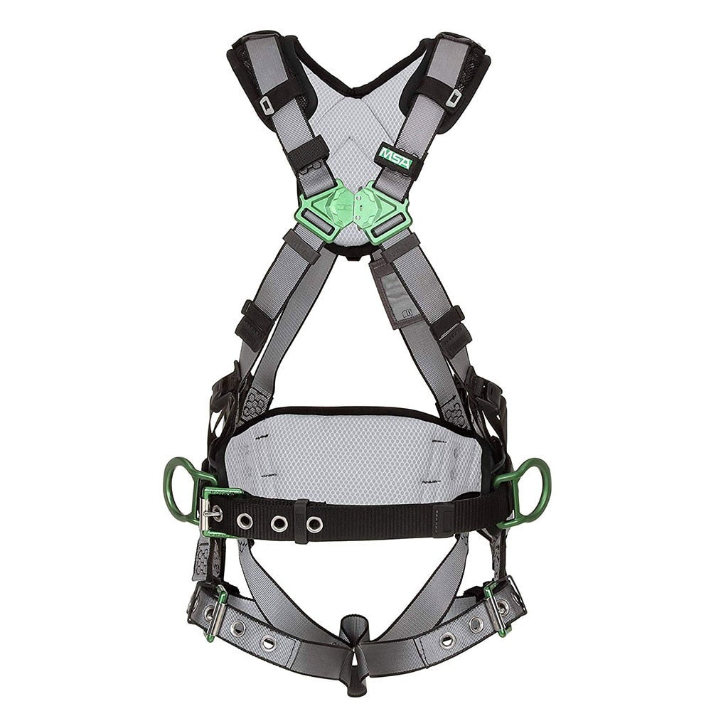 MSA 10195135 V-FIT Construction Harness Back & Hip D-Rings, QC Leg Straps - 3