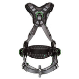 MSA 10195135 V-FIT Construction Harness Back & Hip D-Rings, QC Leg Straps - 4