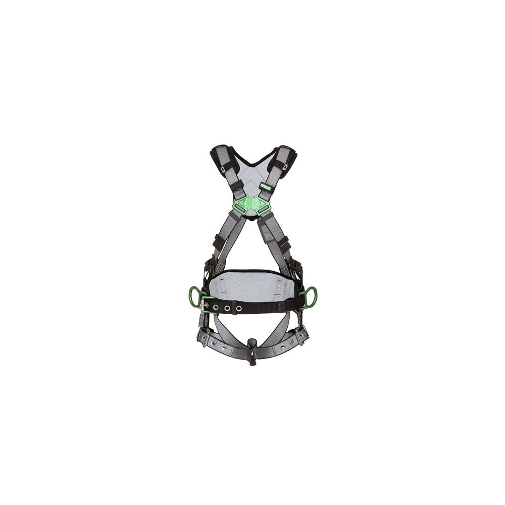 MSA 10195136 V-FIT Constr. Style Harness Super XL, QC Legs, Shoulder Pads