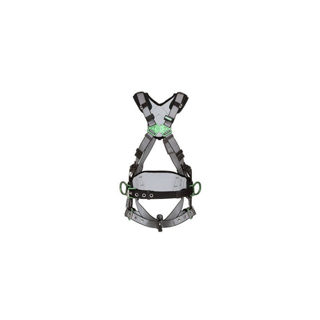 MSA 10195136 V-FIT Constr. Style Harness Super XL, QC Legs, Shoulder Pads
