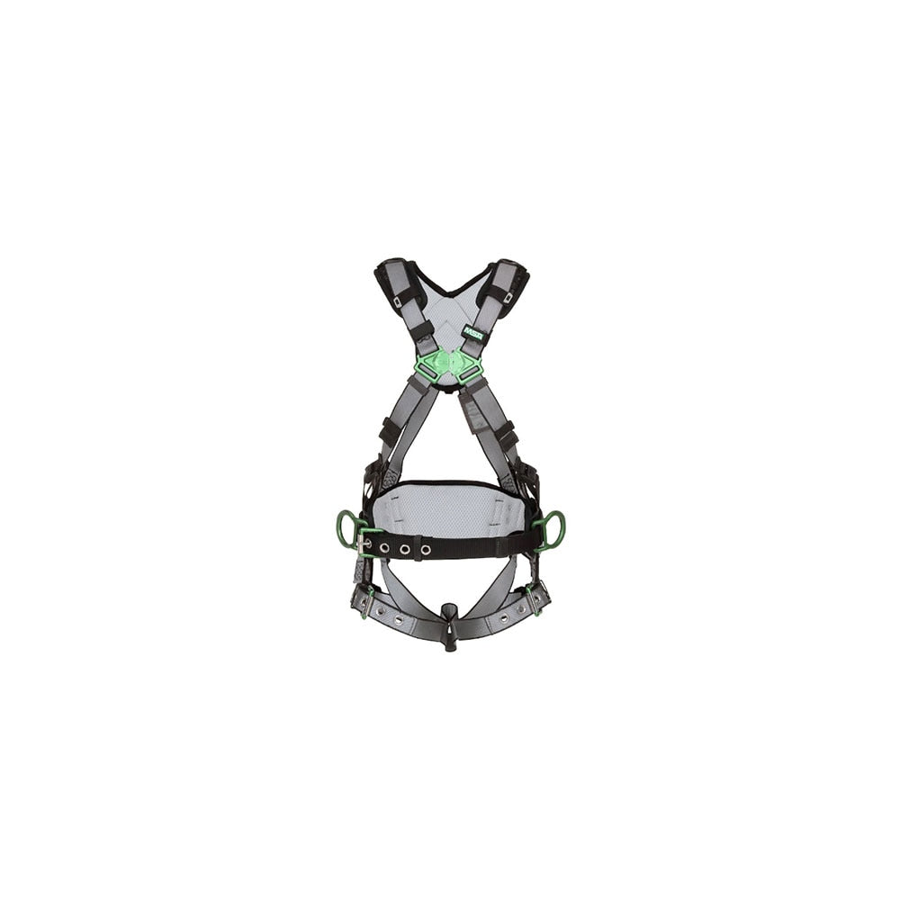 MSA 10195136 V-FIT Constr. Style Harness Super XL, QC Legs, Shoulder Pads
