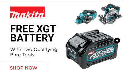 Makita - Free 4.0Ah Battery When You Buy 2 XGT Bare Tools
