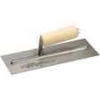 MarshallTown MX2 12106 - 11 1/2 X 4 1/2 Finishing Trowel Straight Wood Handle
