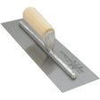 MarshallTown MX66 13246 - 16 X 4 Finishing Trowel Straight Wood Handle