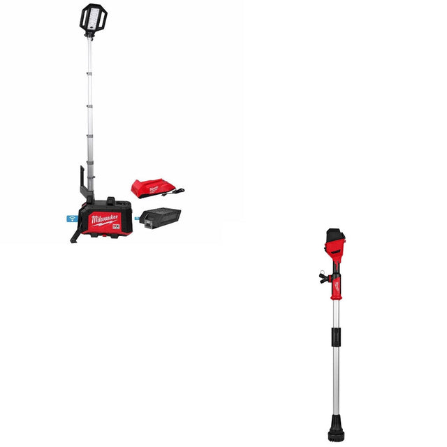 Milwaukee MXF040-1XC Tower Light Kit W/ FREE 2940-20 Transfer Pump