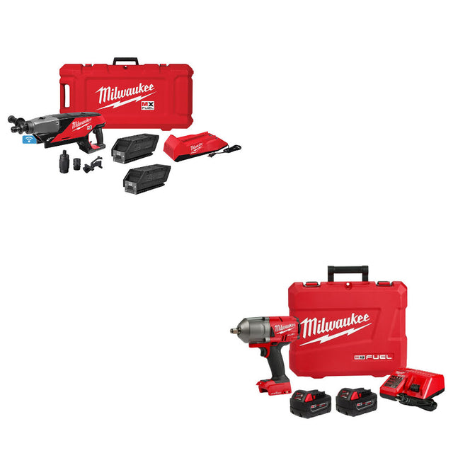 Milwaukee MXF301-2CP MX FUEL Drill Kit W/ FREE 2863-22R M18 Impact Wrench Kit