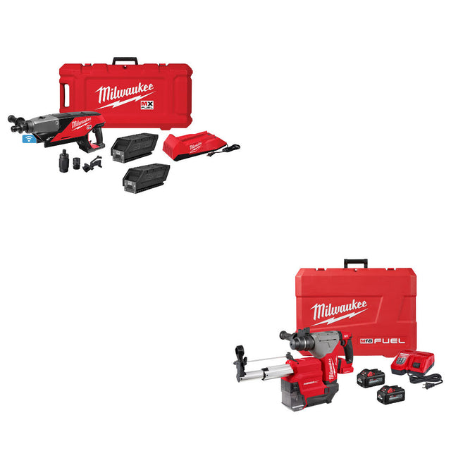 Milwaukee MXF301-2CP MX FUEL Drill Kit W/ FREE 2929-22 M18 FUEL Band Saw Kit