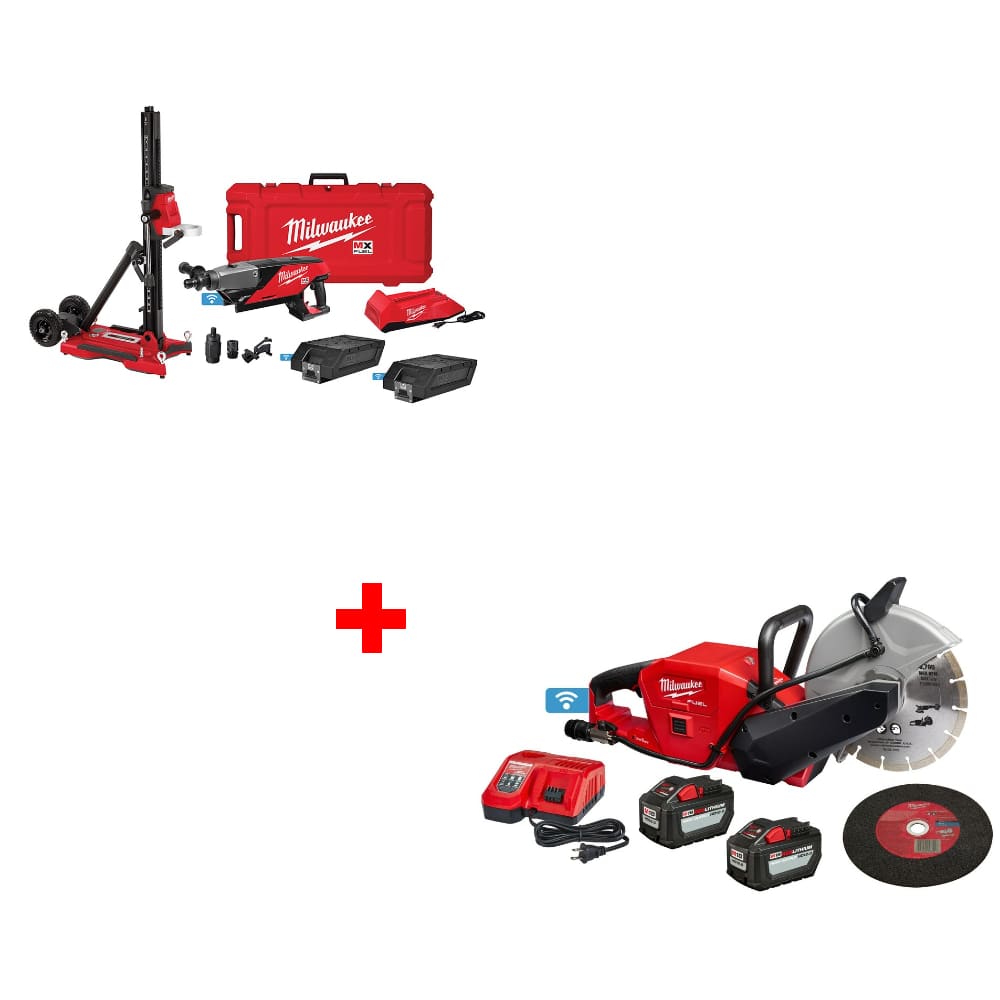 Milwaukee MXF301-2CXS MX FUEL Drill Kit w/ FREE 2786-22HD M18 FUEL Cut-Off Saw