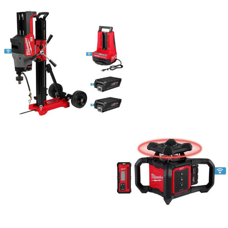 Milwaukee MXF302-2HD Core Rig Kit W/ FREE 3701-21 Rotary Laser Kit