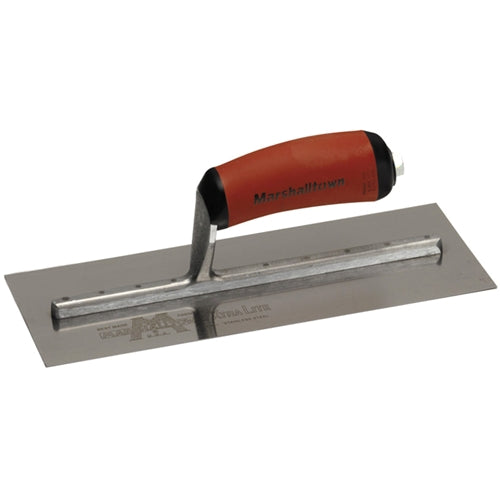 MarshallTown MXS2SSD 15333 - 11 1/2 X 4 1/2 SS Finishubg Trowel Curved DuraSoft Handle