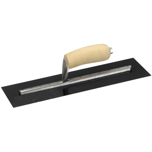MarshallTown MXS165B 13417 - 16 X 5 BS Finishing Trowel Curved Wood Handle