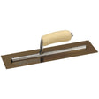MarshallTown MXS64GS 13402 - 14 X 4 GS Finishing Trowel Curved Wood Handle