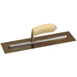 MarshallTown MXS73GS 13403 - 14 X 4 3/4 GS Finishing Trowel Curved Wood Handle