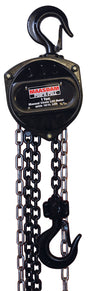 Maasdam 48510 1 Ton Manual Chain Lift Hoist w/10 ft. Lift