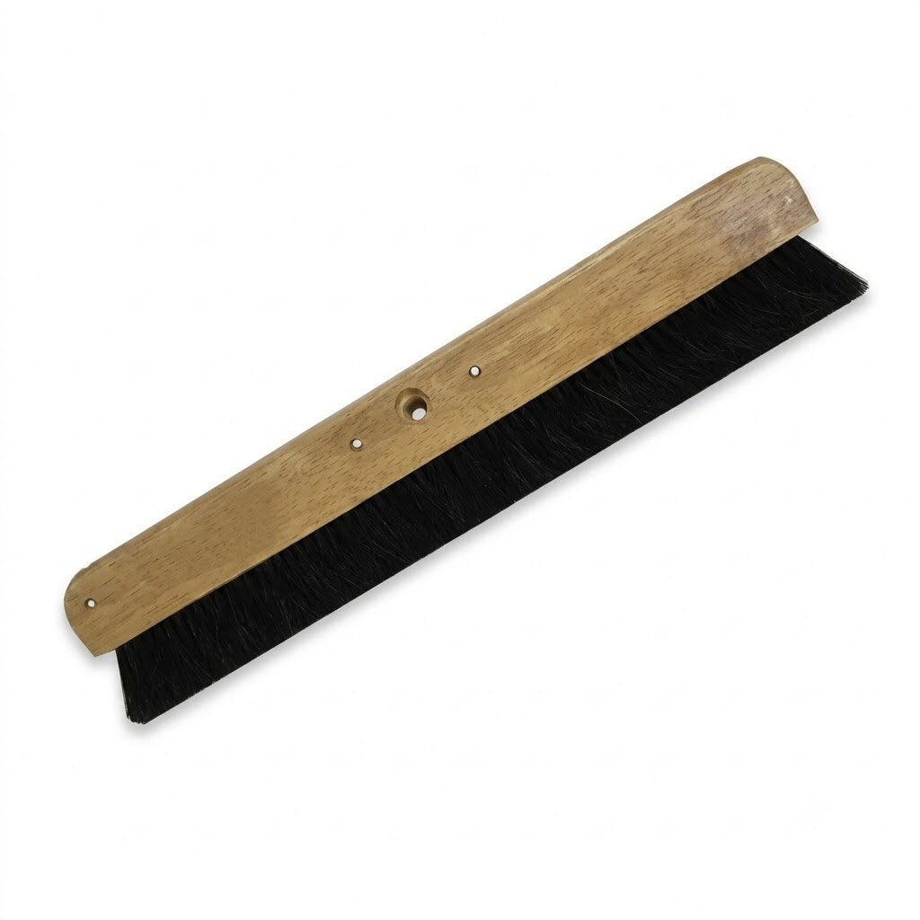 Magnolia 2148-H Black Horsehair Concrete Finishing Broom Head, 48"