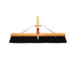 Magnolia 2224 24" Brown Plastic Garage Broom with 60 in Handle