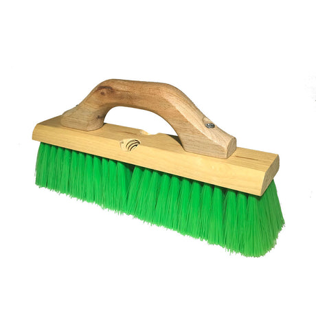 Magnolia Brush 2912-N-FHT 12" Green Nylon Concrete Finishing/Curb Brush