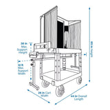 Magnum Tool CART4426-APP-CT Safe-Cut Mobile Cutting Station for Steel Stud and Conduit Cutting - 2