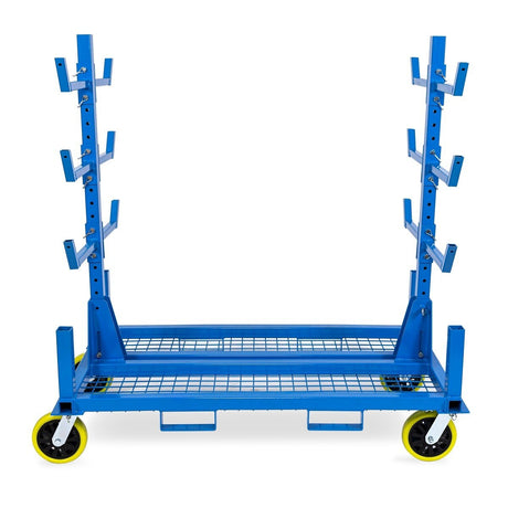 Magnum Tool DOPC-PP Conduit Pipe Cart Adjustable Arms Wire Base 8" Polyurethane Casters