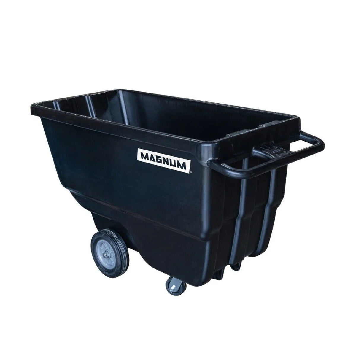 Magnum Tool DUC12T-F 1/2 Yard Dump Cart with Heavy Duty Half Frame 12" Wheels and 5" Casters