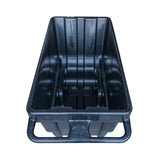 Magnum Tool DUC12T-F 1/2 Yard Dump Cart with Heavy Duty Half Frame 12" Wheels and 5" Casters - 2