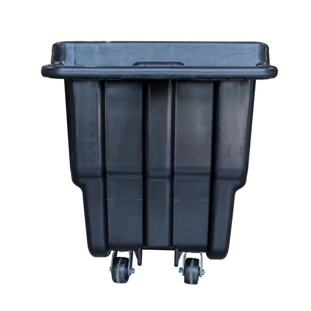 Magnum Tool DUC12T-F 1/2 Yard Dump Cart with Heavy Duty Half Frame 12" Wheels and 5" Casters - 3