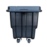 Magnum Tool DUC12T-F 1/2 Yard Dump Cart with Heavy Duty Half Frame 12" Wheels and 5" Casters - 3
