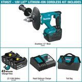 Makita XTU02T 18V LXT 1/2" Mixer Kit, bag (5.0Ah) - 4