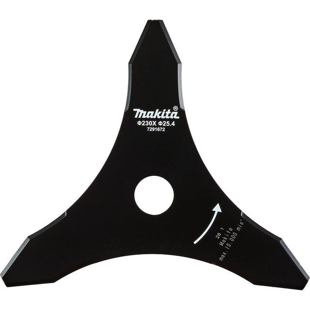 Makita 1916C9-1 9" 3-Tooth Steel Brush Cutter Blade for Brush Cutters and Trimmers