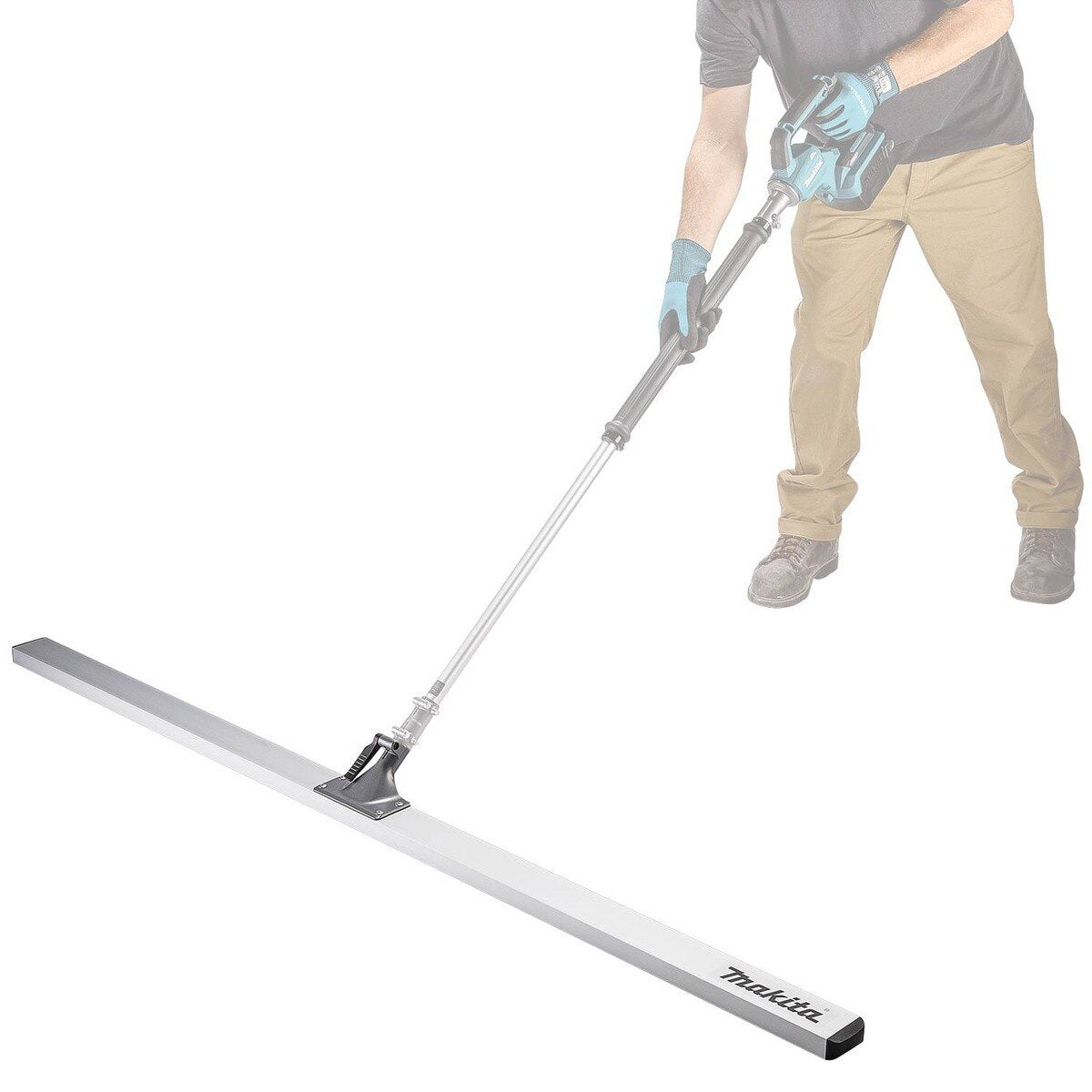 Makita 1917D3-6 6' Aluminum Vibratory Screed Bar for VL001GZ Power Head - 4