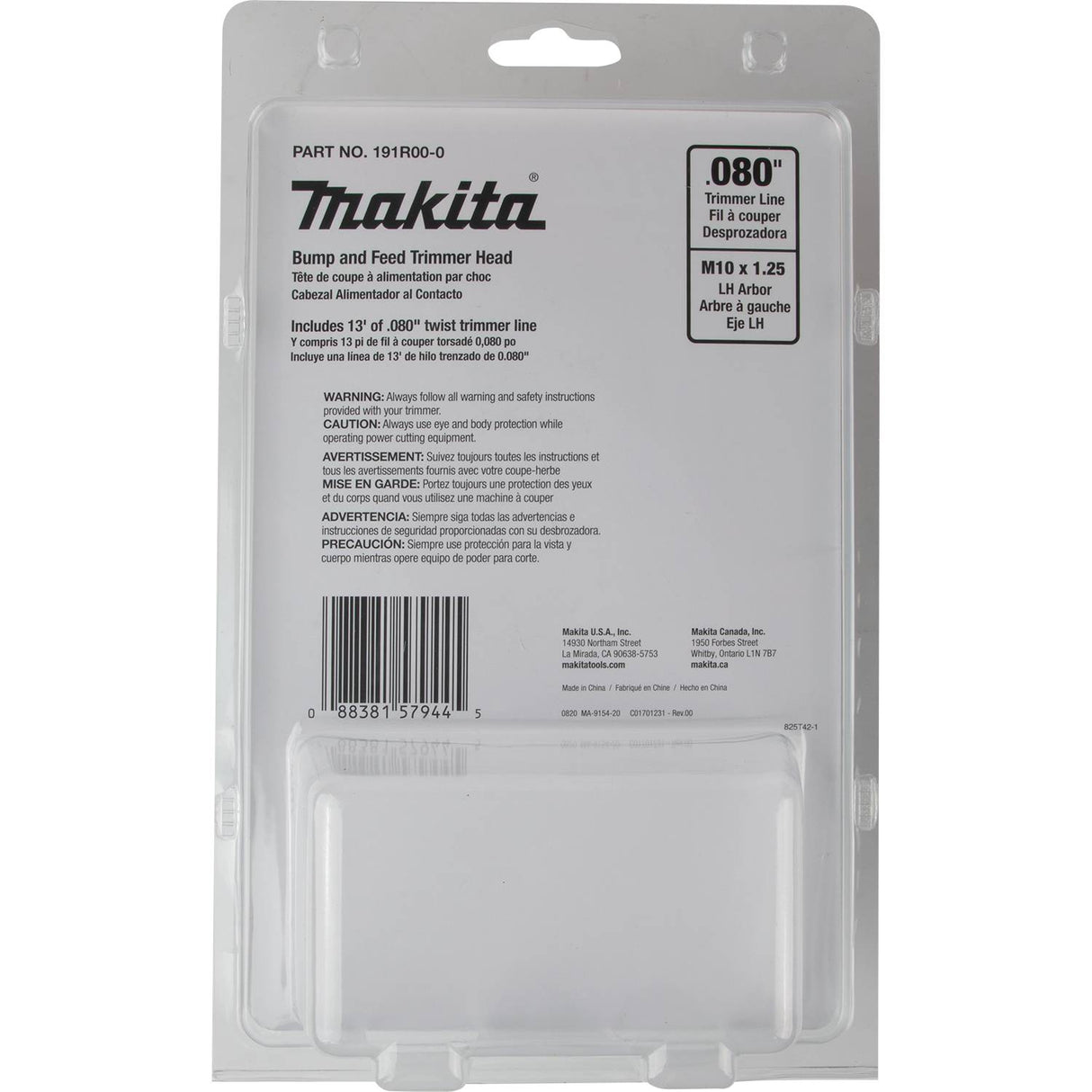 Makita 191R00-0 Rapid Load Bump & Feed Trimmer Head - 3