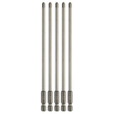 Makita 191V02-0 #2 Phillips Power Bit, 6-1/8", 5/pk