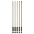 Makita 191V04-6 #2 Square Power Bit, 6-1/8", 5/pk