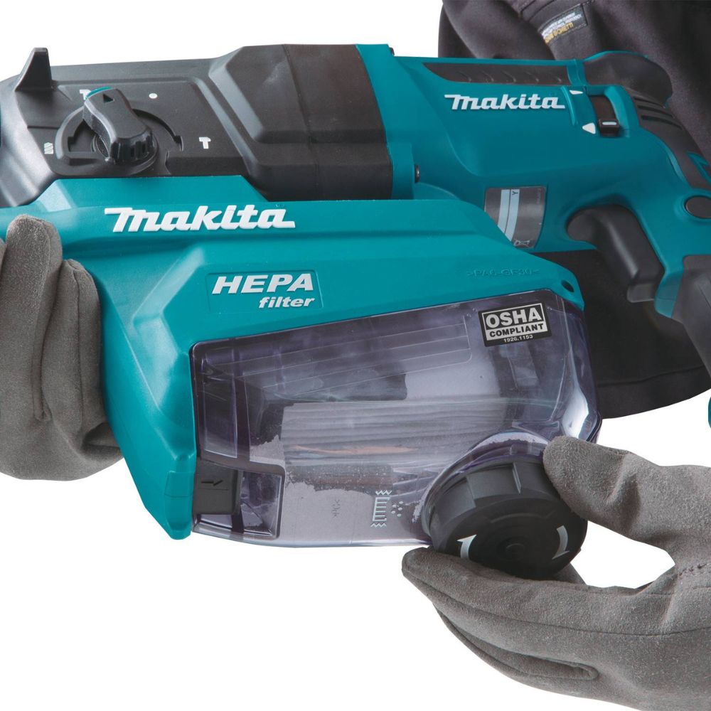 Makita 199587-8 Dust Case with HEPA Filter Cleaning Mechanism - 4