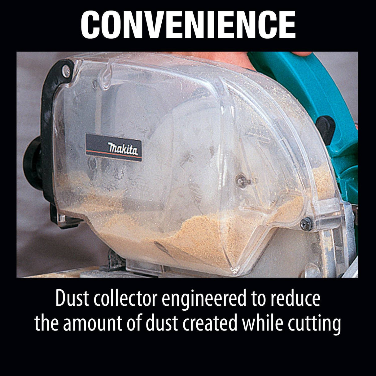 Makita 5057KB 7-1/4" Circular Saw, 13 AMP, dust collector, for Fiber-Cement - 10
