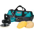 Makita 9237CX3 7-Inch Variable Speed Polisher-Sander with Polishing Kit