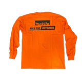 Makita 999TSH71 Safety Orange Long Sleeve Logo T-Shirt X-Large - 2