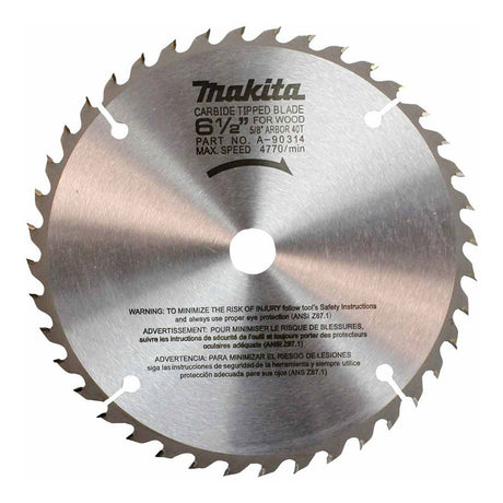 Makita A-90314 6-1/2" Carbide Blade 40T