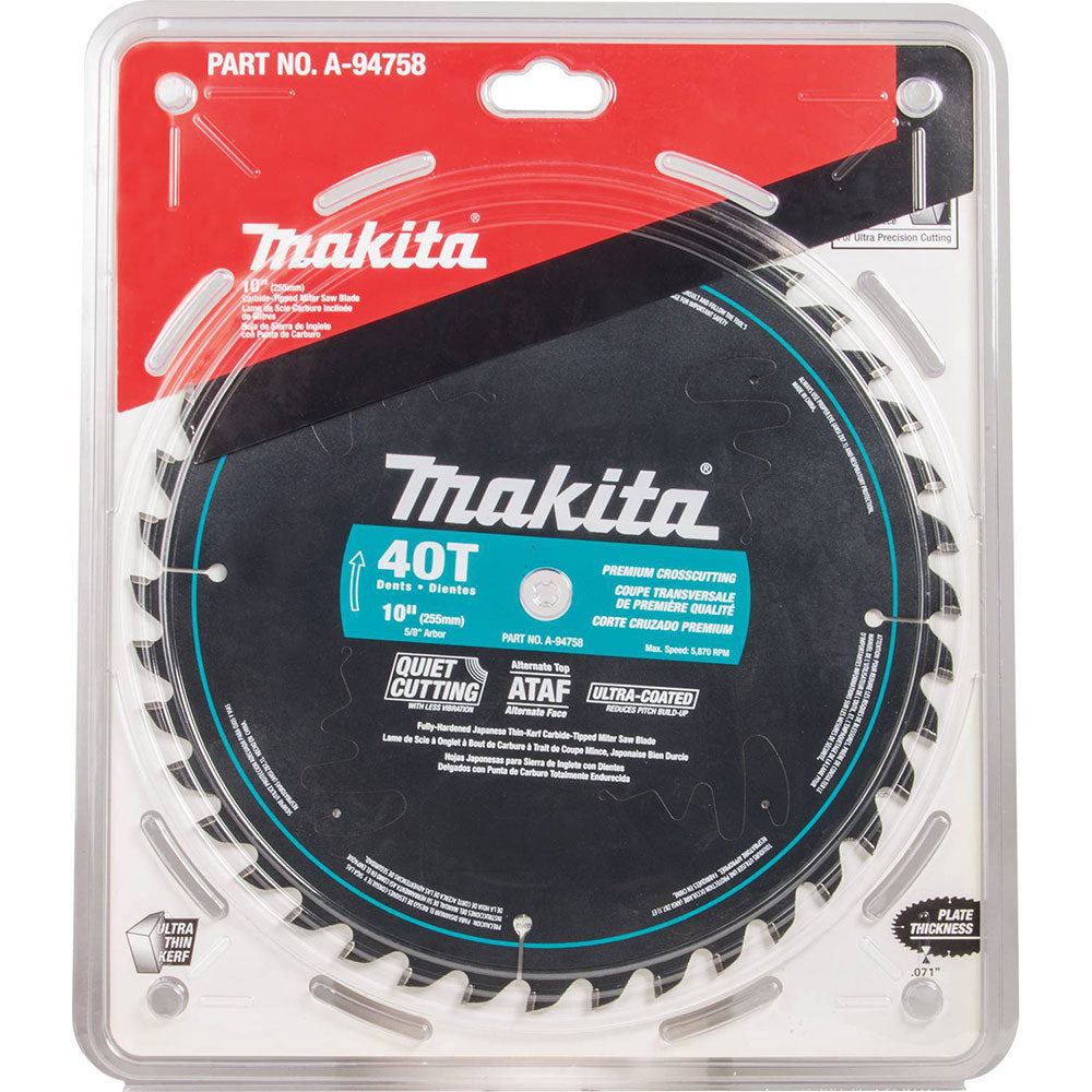 Makita A-94758 10" 40T Ultra?Coated Miter Saw Blade - 2