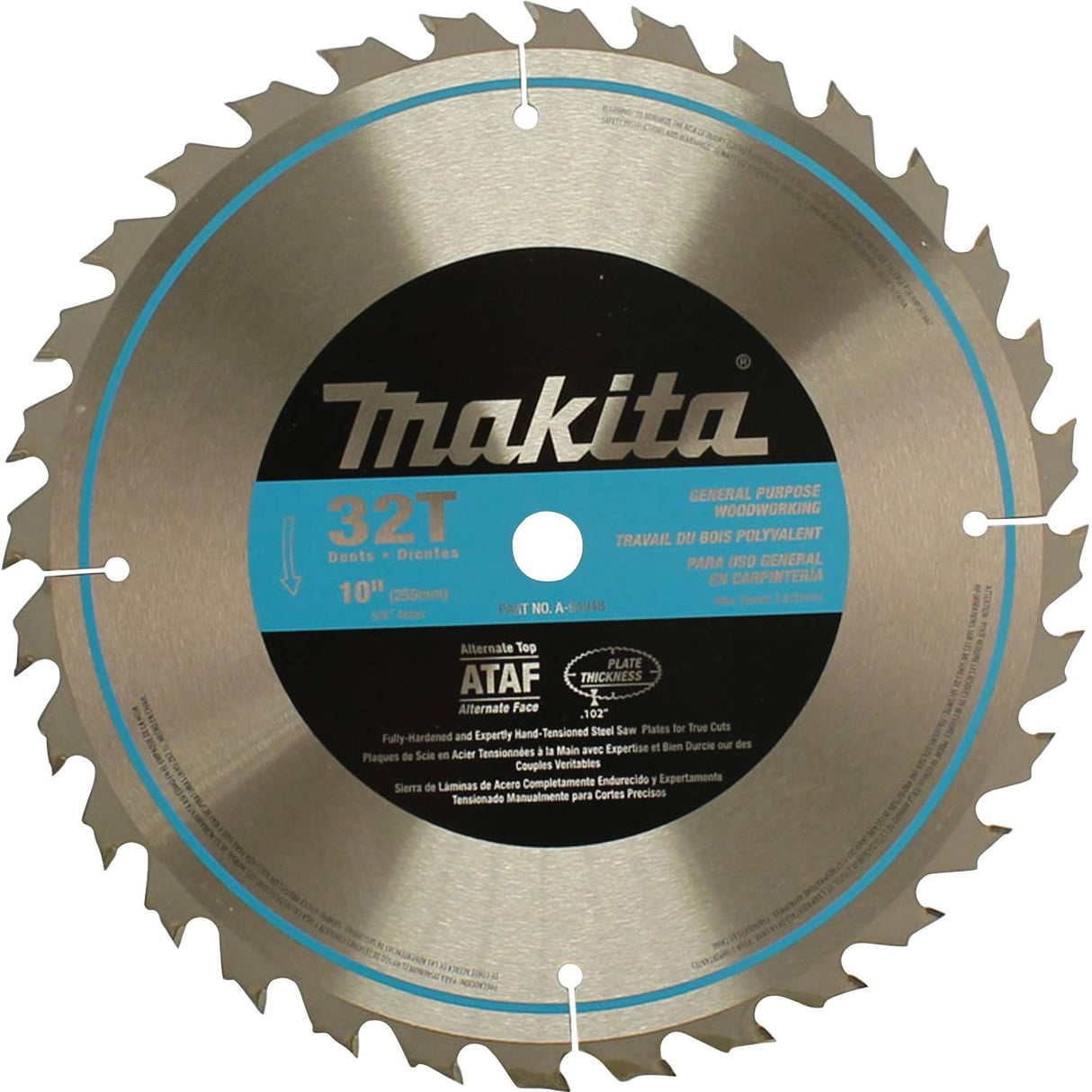 Makita A-94948 10" 32T Carbide-Tipped Table Saw Blade