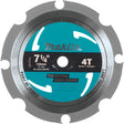 Makita A-95124 7-1/4" 4T PCD Circular Saw Blade, Fiber Cement