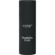 Makita A-96285 11/16" Deep Well Impact Socket, 1/2" Drive