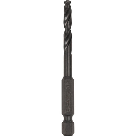 Makita A-97782 3/16" Black Oxide Drill Bit, 1/4" Hex Shank