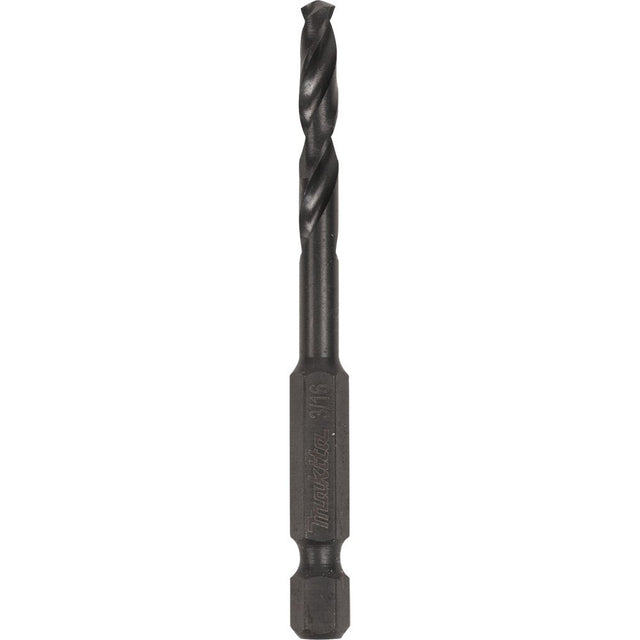 Makita A-97782 3/16" Black Oxide Drill Bit, 1/4" Hex Shank