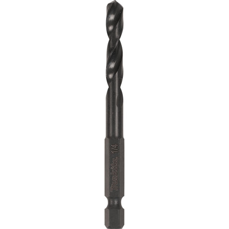 Makita A-97813 1/4" Black Oxide Drill Bit, 1/4" Hex Shank