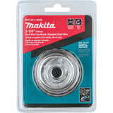 Makita A-98435 2-3/4" Knot Wire Cup Brush, Stainless, 5/8"-11 - 4