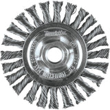Makita A-98588 4" Knot Cable Twist Wire Wheel, Stainless, 5/8"-11 - 2