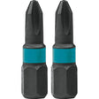 Makita A-98837 ImpactX  #2 Phillips Drywall 1" Insert Bit, 2/pk